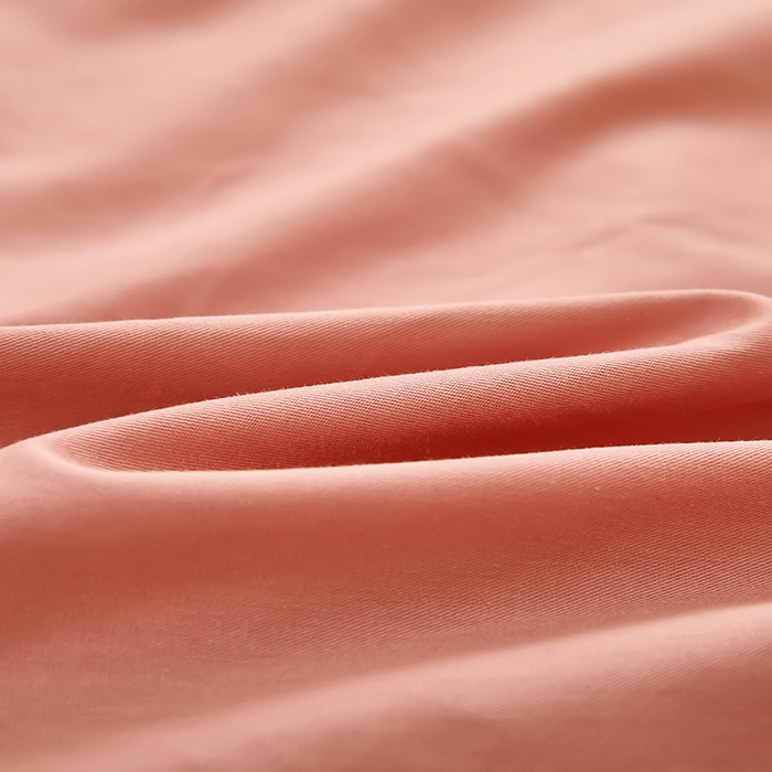 91家纺网 家纺一手货源 找家纺 艾橙家纺 2025新款正宗133x72喷气织造全棉纯棉纯色床笠三件套 豆沙