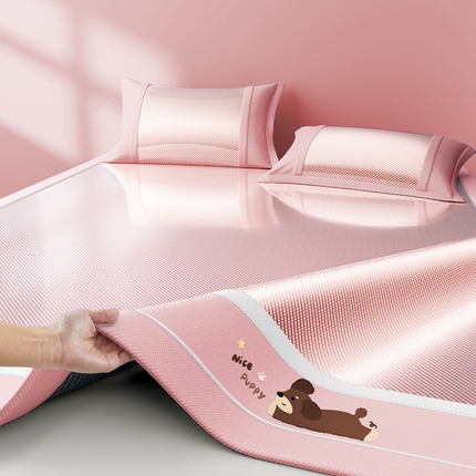 91家纺网 家纺一手货源 找家纺 （总）川悦生活 2025新款纯色凉感冰丝席-大床