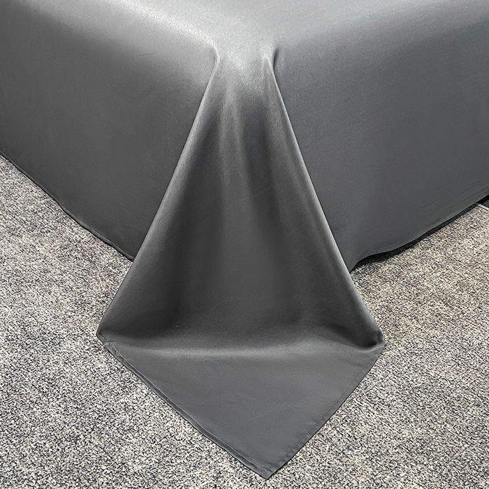 91家纺网 家纺一手货源 找家纺 富宁2025新款浮雕金丝提花刺绣四件套-恋花 曜石灰