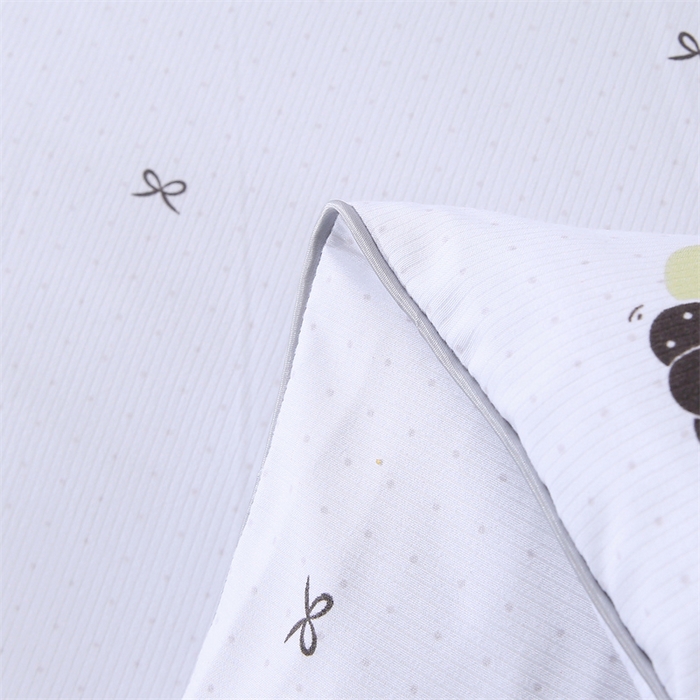 91家纺网 家纺一手货源 找家纺 芭芭棉家纺 2025新款全棉被 心心相印-白色