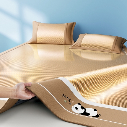 91家纺网 家纺一手货源 找家纺 （总）川悦生活 2025新款纯色凉感冰丝席-大床