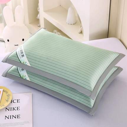 91家纺网 家纺一手货源 找家纺 （总）小牛席业 2025新款满天星凉感冰丝夏凉枕夏凉枕夏天凉枕头竹枕头冰丝枕套记忆枕