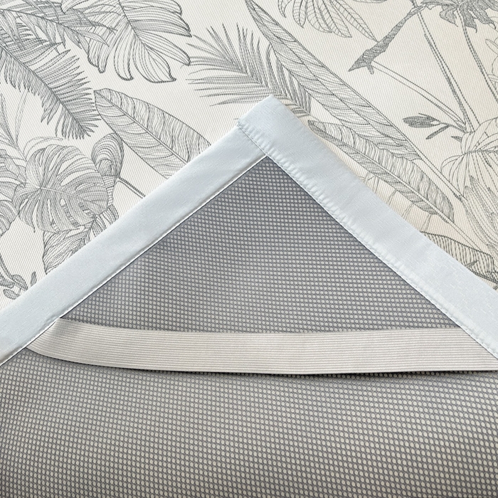 91家纺网 家纺一手货源 找家纺 绒艺席业 2025新款600D冰丝印花数码印花冰藤席赫本风系列 半暮之梦