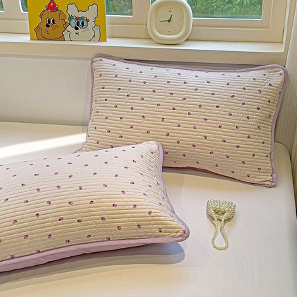 91家纺网 家纺一手货源 找家纺 （总）漫时光 2025新款全棉纯棉新疆棉花夹层单枕套