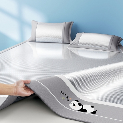 91家纺网 家纺一手货源 找家纺 （总）川悦生活 2025新款纯色凉感冰丝席-大床