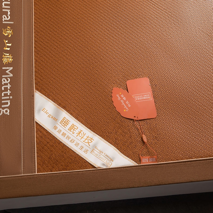 91家纺网 家纺一手货源 找家纺 （总）卡罗兰 2025新款藤席凉席三件套床单床笠黄金藤系列