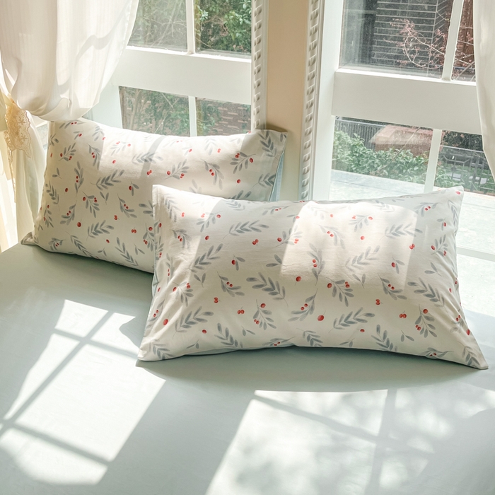 91家纺网 家纺一手货源 找家纺 仔仔熊 2025新款全棉印花系列被套 清新植物