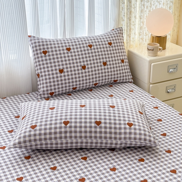 91家纺网 家纺一手货源 找家纺 仟网汇 2025新款老粗布床单粗布凉席老粗布单床单枕套单品 咖小心