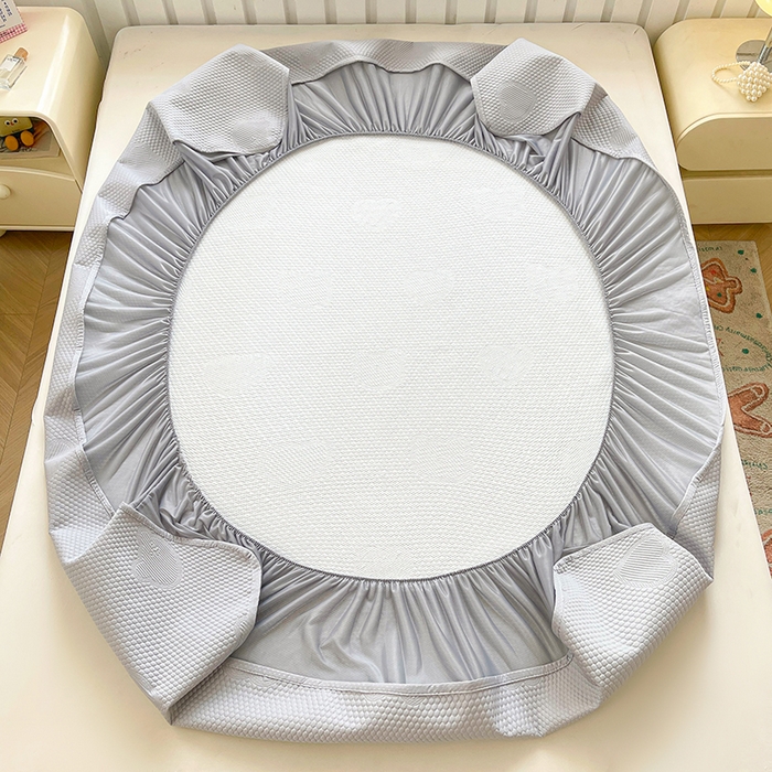 91家纺网 家纺一手货源 找家纺 （总）迪乐妮 2025新款小冰熊凉豆豆席床笠