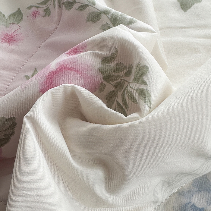 91家纺网 家纺一手货源 找家纺 瑜珠家纺 2025新款里外全棉棉花夏被 法尔曼玫瑰