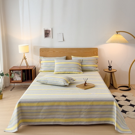 91家纺网 家纺一手货源 找家纺 （总）仟网汇 2025新款活性印染无印纽扣原棉老粗布三件套