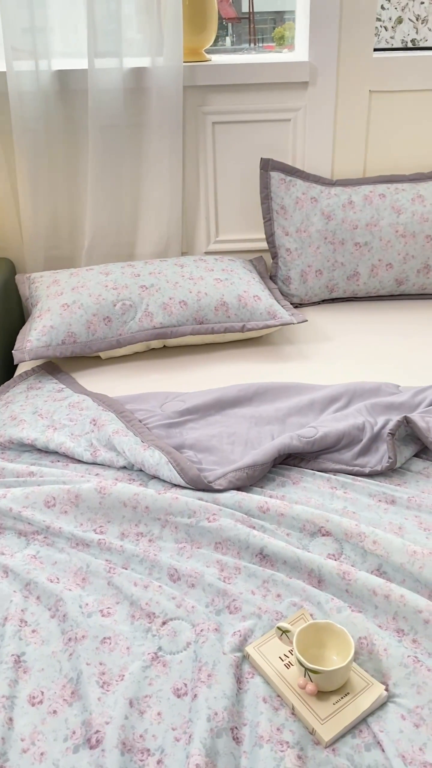 91家纺网 家纺一手货源 找家纺 （总）顺顺家纺 2025新款凉感丝印花夏被空调被