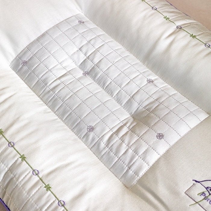 91家纺网 家纺一手货源 找家纺 爱尚家枕芯 2025新款薰衣草舒适承托养颈枕枕头枕芯 白（48*74cm/只）