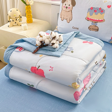 91家纺网 家纺一手货源 找家纺 思雅庭 2025新款里外全棉夏被新疆棉花夏凉被空调被 生日派对