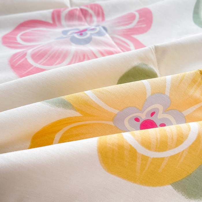 91家纺网 家纺一手货源 找家纺 思雅庭 2025新款里外全棉夏被新疆棉花夏凉被空调被 明媚春光