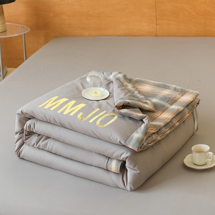 91家纺网 家纺一手货源 找家纺 （总）寐眠2025新款全棉水洗棉刺绣夏被【夏被四件套】