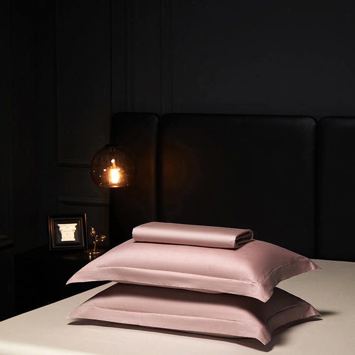 91家纺网 家纺一手货源 找家纺 秀色2025新款A类高端100s新疆长绒棉纯棉床单单件全棉单人贡缎加厚被单三件套 莫奈-琳蕴储