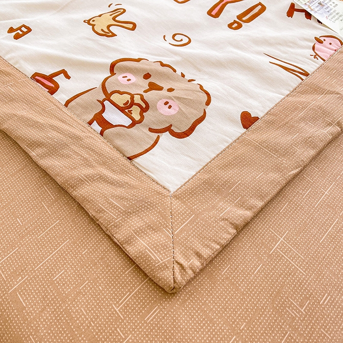 91家纺网 家纺一手货源 找家纺 思雅庭 2025新款里外全棉夏被新疆棉花夏凉被空调被 天天向上