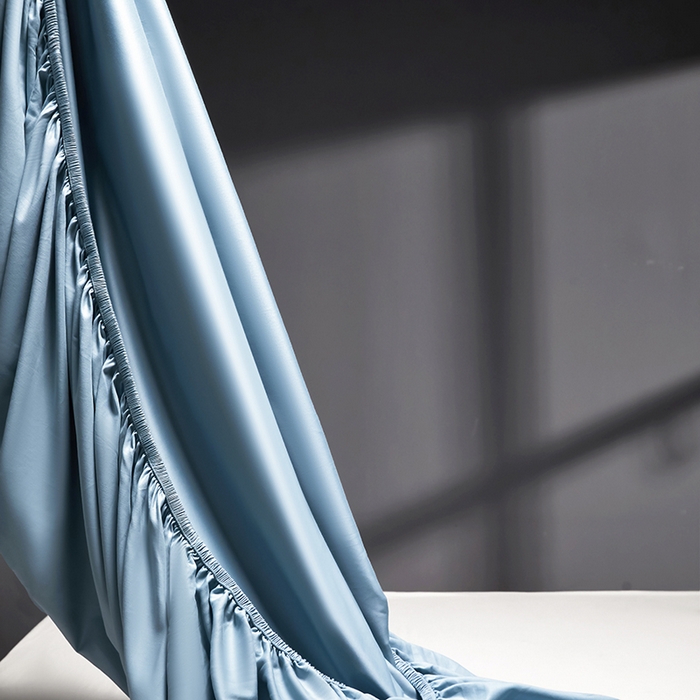 91家纺网 家纺一手货源 找家纺 秀色2025新款高端纯棉床笠单件全棉全包床套三件套100s新疆长绒棉酒店床垫保护套 梦易-郁兰