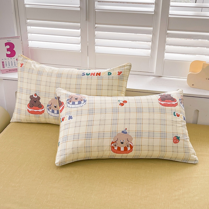 91家纺网 家纺一手货源 找家纺 思雅庭 2025新款里外全棉夏被新疆棉花夏凉被空调被 蛋糕狗