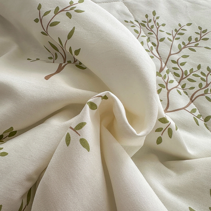 91家纺网 家纺一手货源 找家纺 瑜珠家纺 2025新款里外全棉棉花夏被 丛林兔