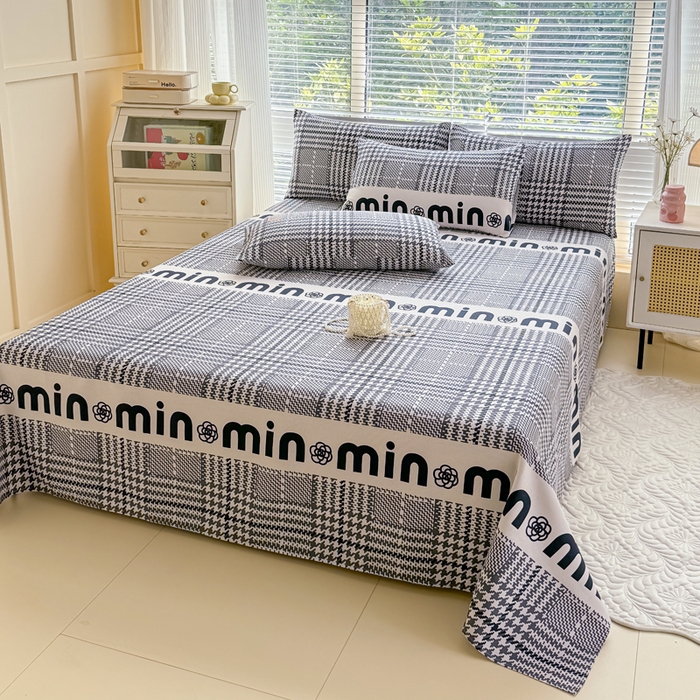 91家纺网 家纺一手货源 找家纺 仟网汇 2025新款老粗布床单粗布凉席老粗布单床单枕套单品 米兰