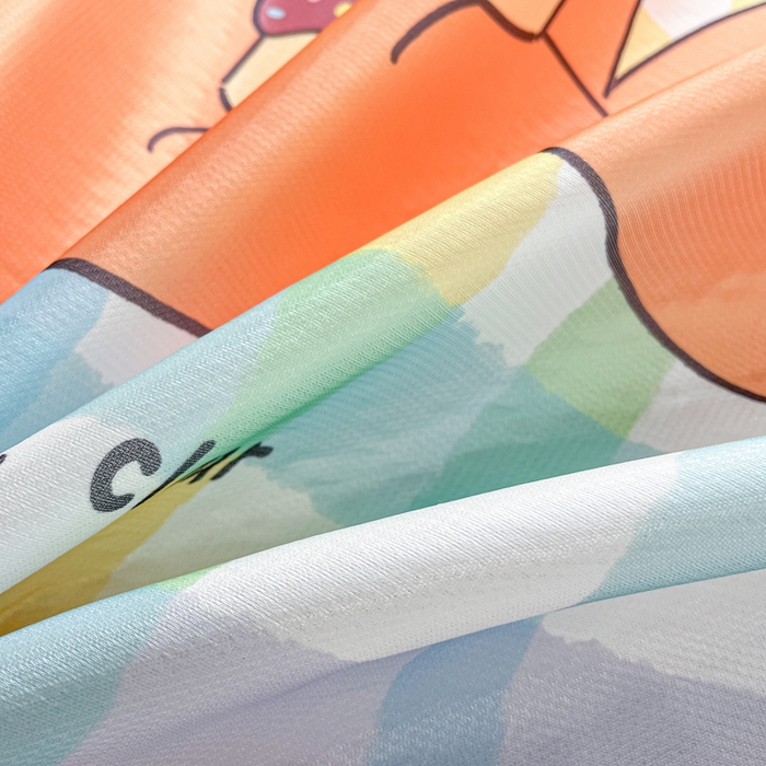 91家纺网 家纺一手货源 找家纺 博雅 2025新款独家版权A类大版数码印花1200D冰丝凉席 派对卡皮巴拉