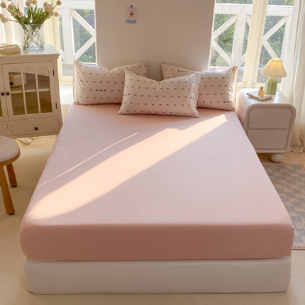 91家纺网 家纺一手货源 找家纺 （总）2025云感皱皱棉单品水洗棉单床笠被套罩床垫套 床笠