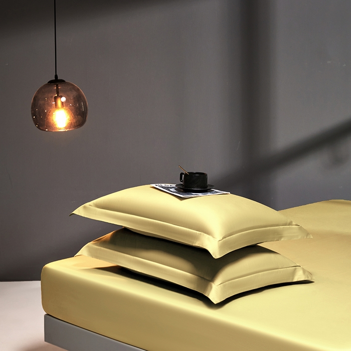 91家纺网 家纺一手货源 找家纺 秀色2025新款高端纯棉床笠单件全棉全包床套三件套100s新疆长绒棉酒店床垫保护套 梦易-奶茶米