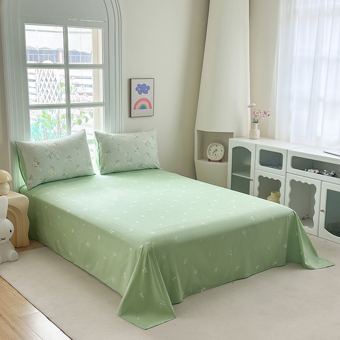 91家纺网 家纺一手货源 找家纺 瑜珠家纺 2025新款里外全棉棉花夏被 千羽花信