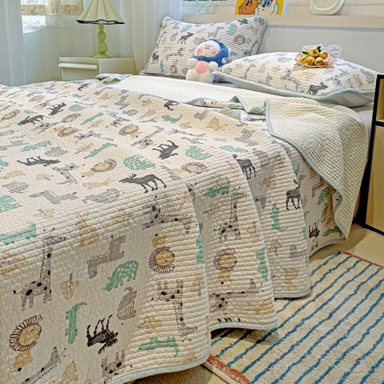 91家纺网 家纺一手货源 找家纺 （总）漫时光 2025新款全棉纯棉新疆棉花夹层单床盖