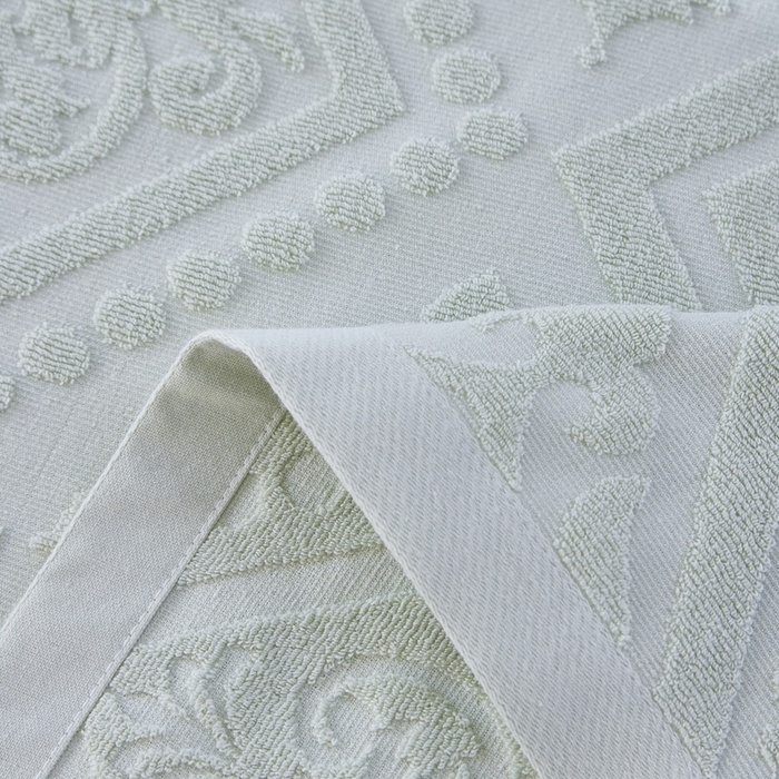 91家纺网 家纺一手货源 找家纺 爱港家纺 2025新款上海专版老式怀旧全棉A类纱布毛巾被 古韵-绿