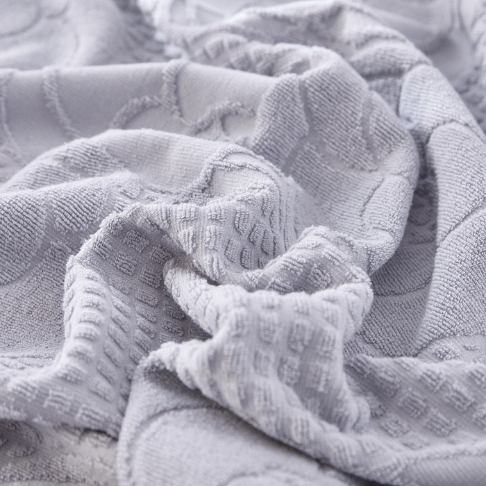 91家纺网 家纺一手货源 找家纺 爱港家纺 2025新款上海专版老式怀旧全棉A类纱布毛巾被 茶花-灰