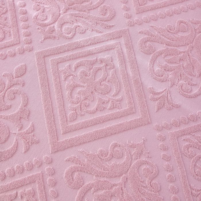 91家纺网 家纺一手货源 找家纺 爱港家纺 2025新款上海专版老式怀旧全棉A类纱布毛巾被 古韵-粉