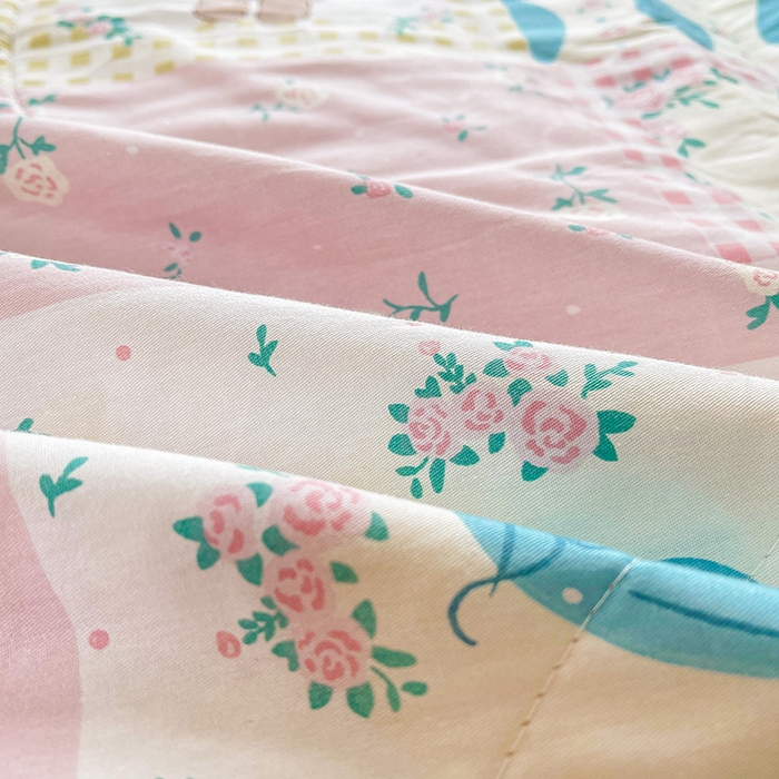 91家纺网 家纺一手货源 找家纺 思雅庭 2025新款里外全棉夏被新疆棉花夏凉被空调被 格子物语