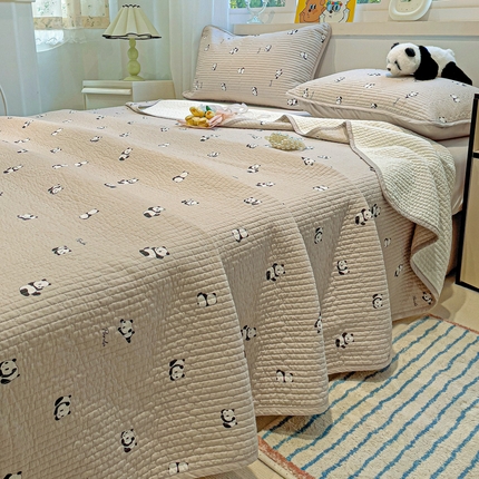 91家纺网 家纺一手货源 找家纺 （总）漫时光 2025新款全棉纯棉新疆棉花夹层单床盖