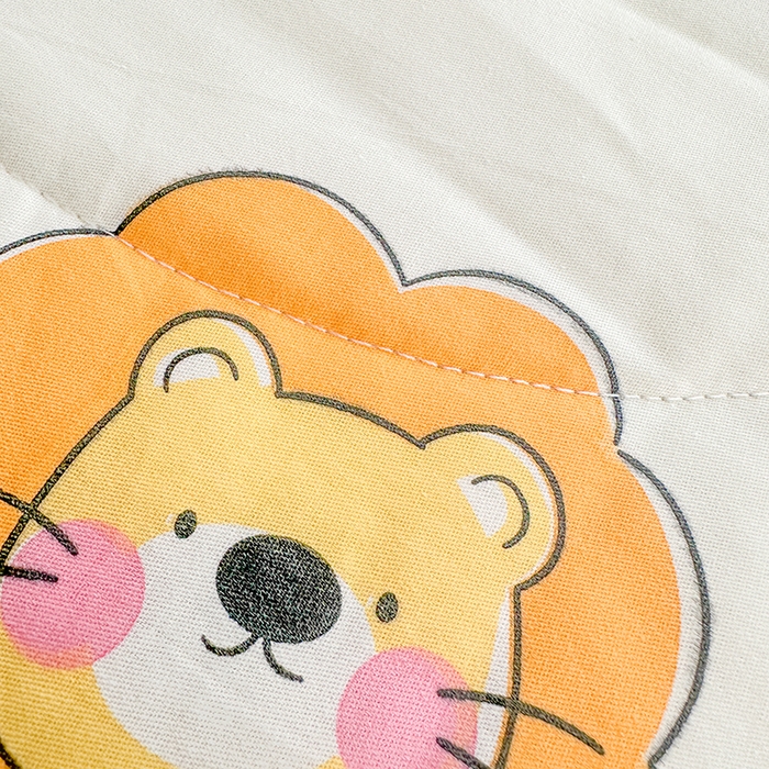 91家纺网 家纺一手货源 找家纺 瑜珠家纺 2025新款里外全棉棉花夏被 快乐卡通