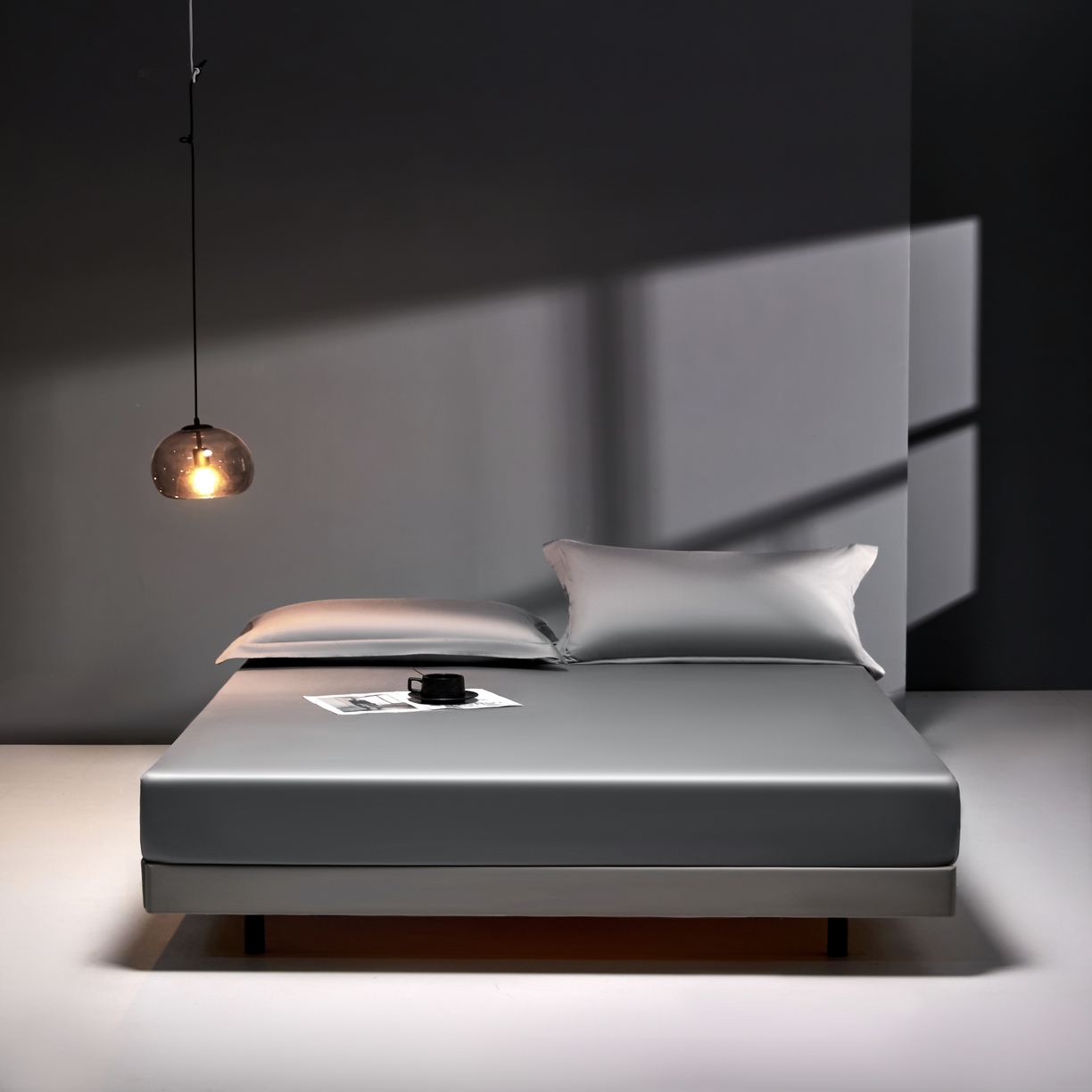 91家纺网 家纺一手货源 找家纺 （总）秀色2025新款高端纯棉床笠单件全棉全包床套三件套100s新疆长绒棉酒店床垫保护套