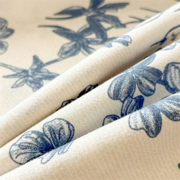 91家纺网 家纺一手货源 找家纺 爱一个家 2025新款植物羊绒四件套 青花词