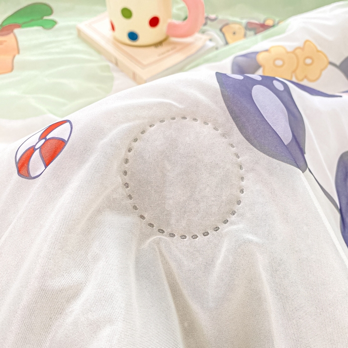 91家纺网 家纺一手货源 找家纺 顺顺家纺 2025新款凉感丝印花夏被空调被 萌宝熊猫