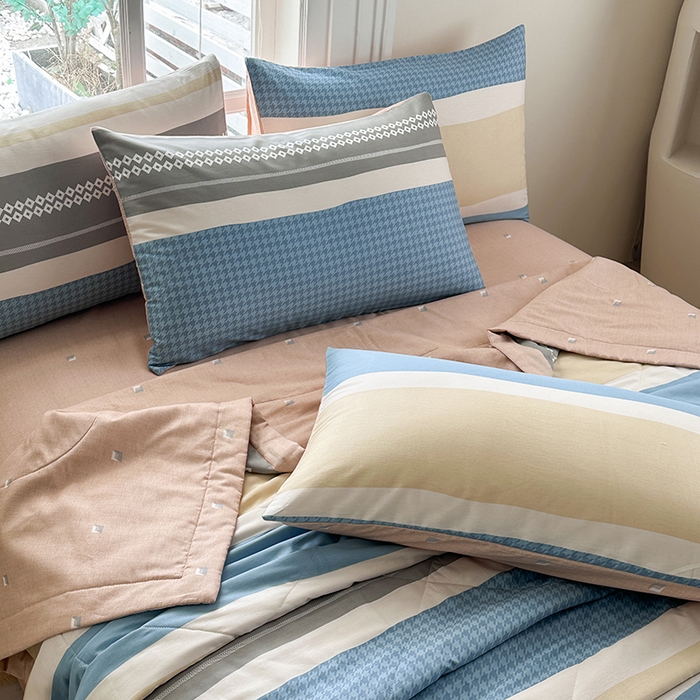 91家纺网 家纺一手货源 找家纺 瑜珠家纺 2025新款里外全棉棉花夏被 安东尼