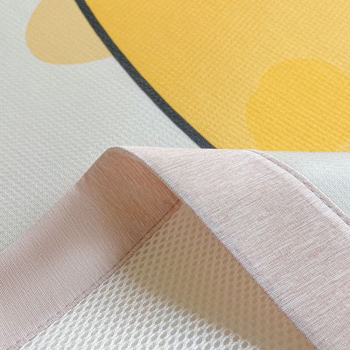 91家纺网 家纺一手货源 找家纺 博雅 2025新款独家版权A类大版数码印花1200D冰丝凉席 月亮卡皮巴拉