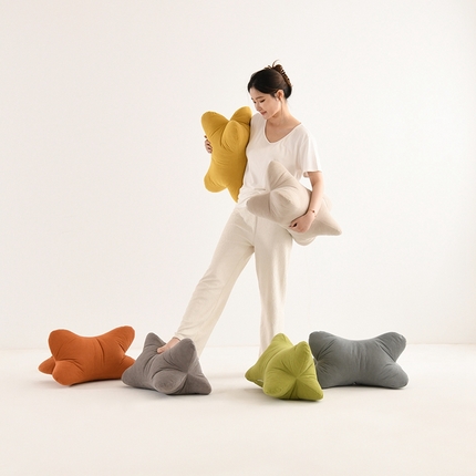 91家纺网 家纺一手货源 找家纺 （总）囍莱家纺2025新款立体三角释压骨头枕枕头枕芯