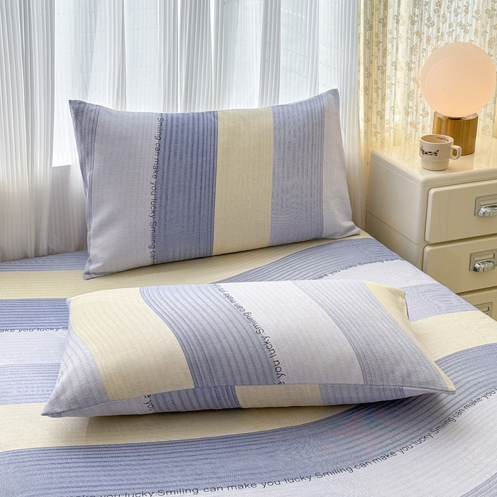 91家纺网 家纺一手货源 找家纺 仟网汇 2025新款老粗布床单粗布凉席老粗布单床单枕套单品 流年