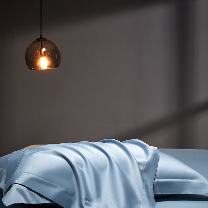 91家纺网 家纺一手货源 找家纺 秀色2025新款高端纯棉床笠单件全棉全包床套三件套100s新疆长绒棉酒店床垫保护套 梦易-郁兰