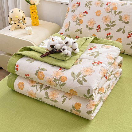 91家纺网 家纺一手货源 找家纺 （总）思雅庭 2025新款里外全棉夏被新疆棉花夏凉被空调被