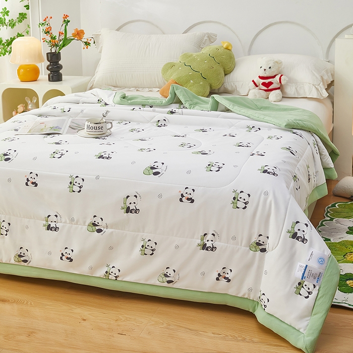 91家纺网 家纺一手货源 找家纺 （总）中国龙家纺 2025新款舒爽柔小棉夏被被子被芯