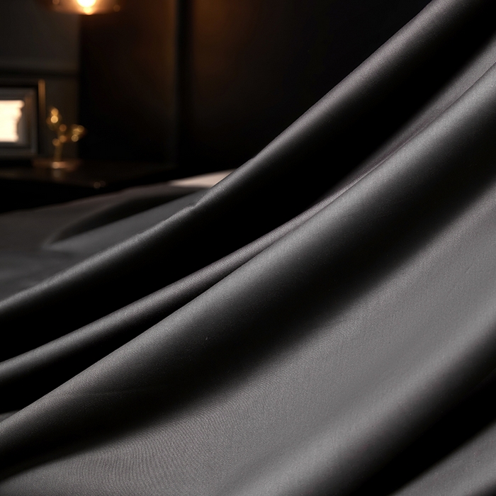 91家纺网 家纺一手货源 找家纺 秀色2025新款A类高端100s新疆长绒棉纯棉床单单件全棉单人贡缎加厚被单三件套 莫奈-帝王灰