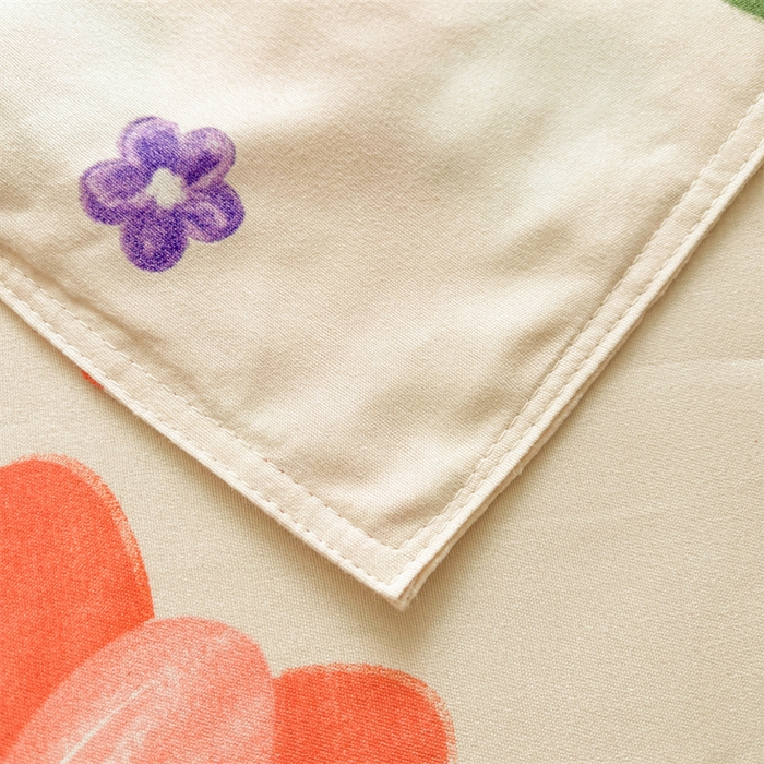 91家纺网 家纺一手货源 找家纺  爱一个家 2025新款植物羊绒四件套 玫香怡人