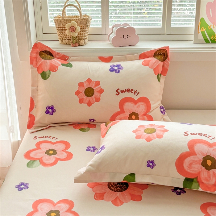 91家纺网 家纺一手货源 找家纺  爱一个家 2025新款植物羊绒四件套 玫香怡人